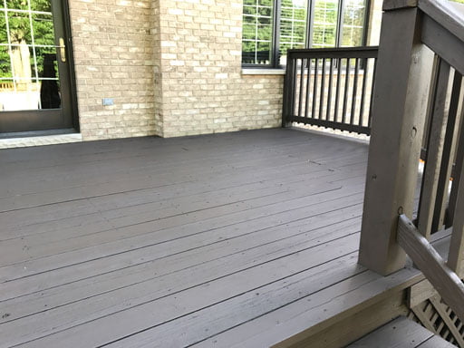 Deck staining long grove