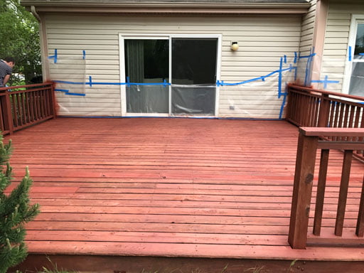 deck staining highland park, il