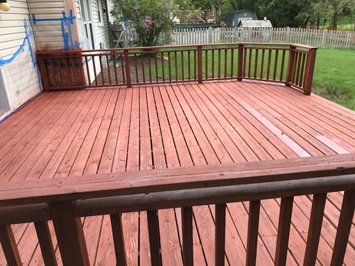 deck staining highland park, il