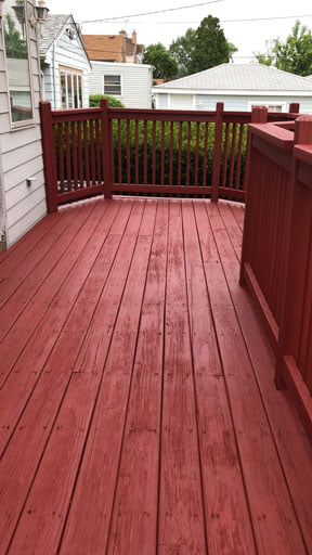 deck staining naperville
